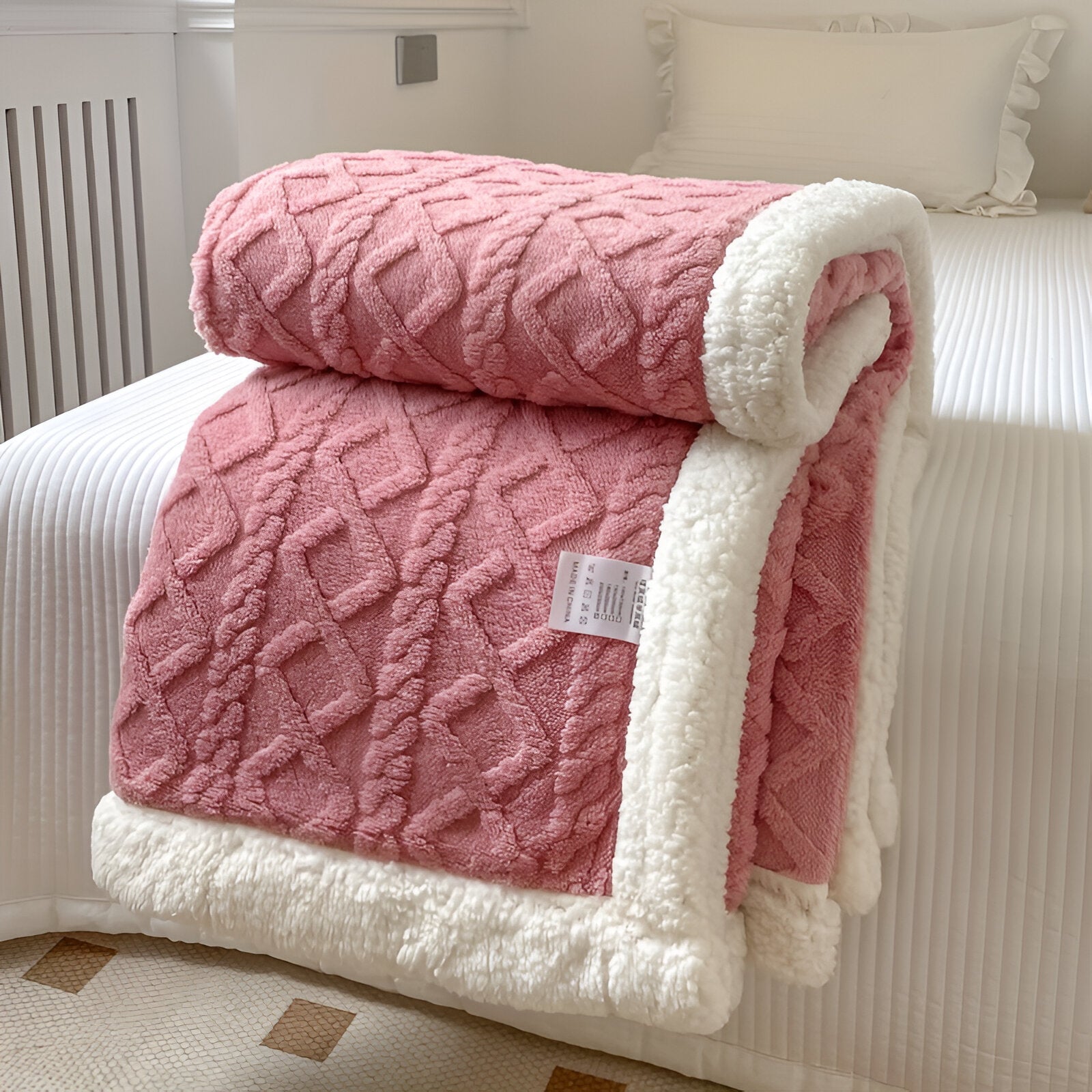 Justyna | Dwustronny Koc Fleece