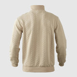Aleksander | Premium sweter z ćwierć zamkiem
