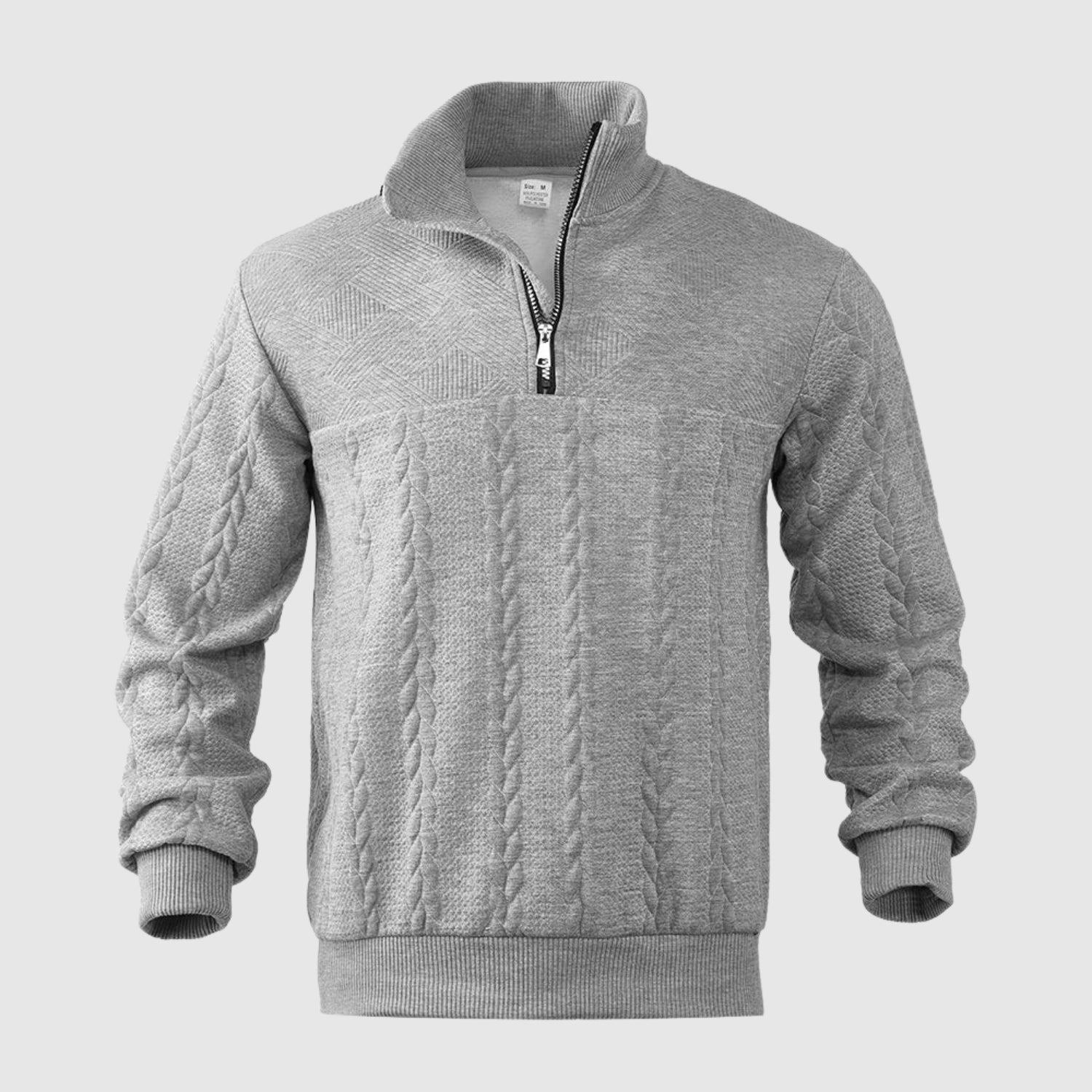 Aleksander | Premium sweter z ćwierć zamkiem