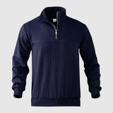 Aleksander | Premium sweter z ćwierć zamkiem