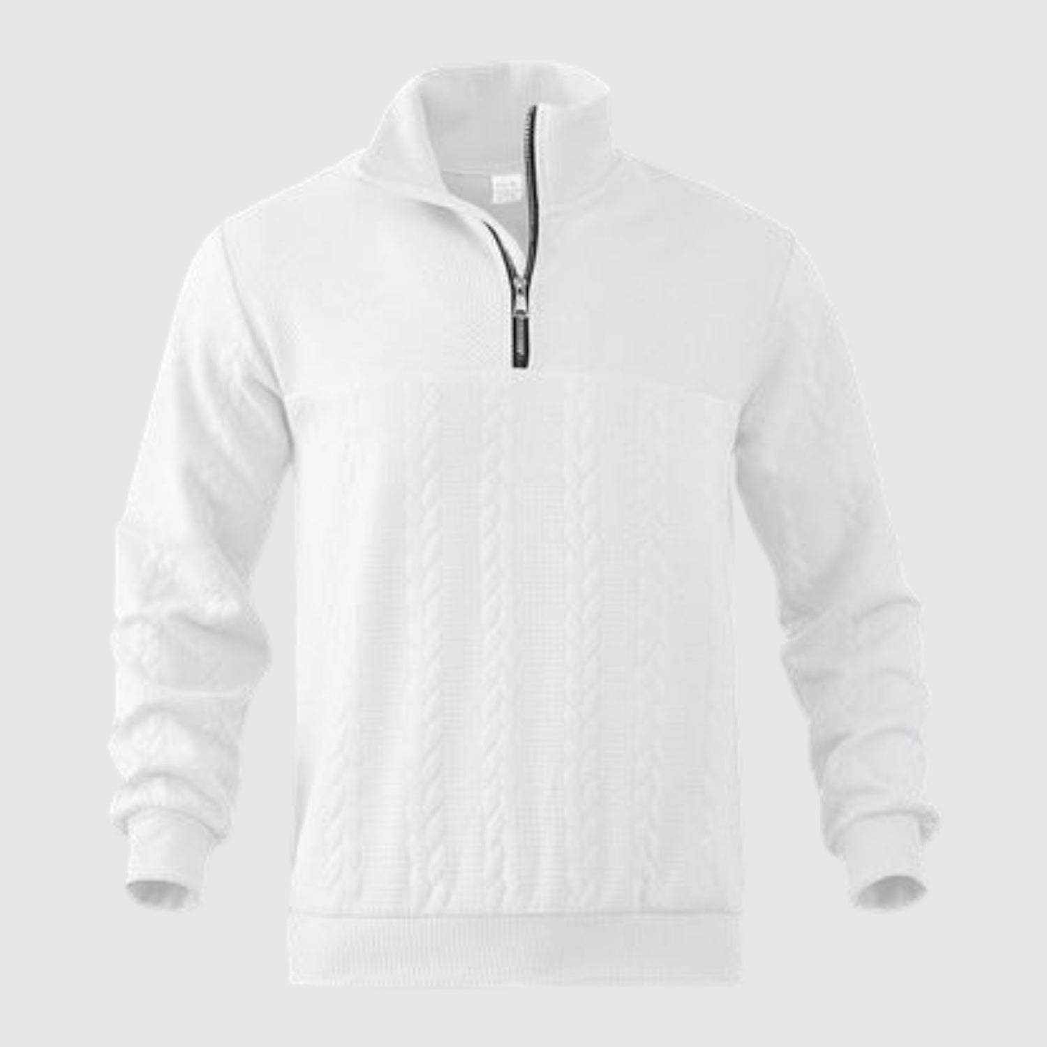 Aleksander | Premium sweter z ćwierć zamkiem