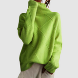 Antonina | Teksturowany sweter z golfem