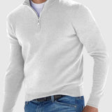 Dawid | Elegancki sweter z zamkiem