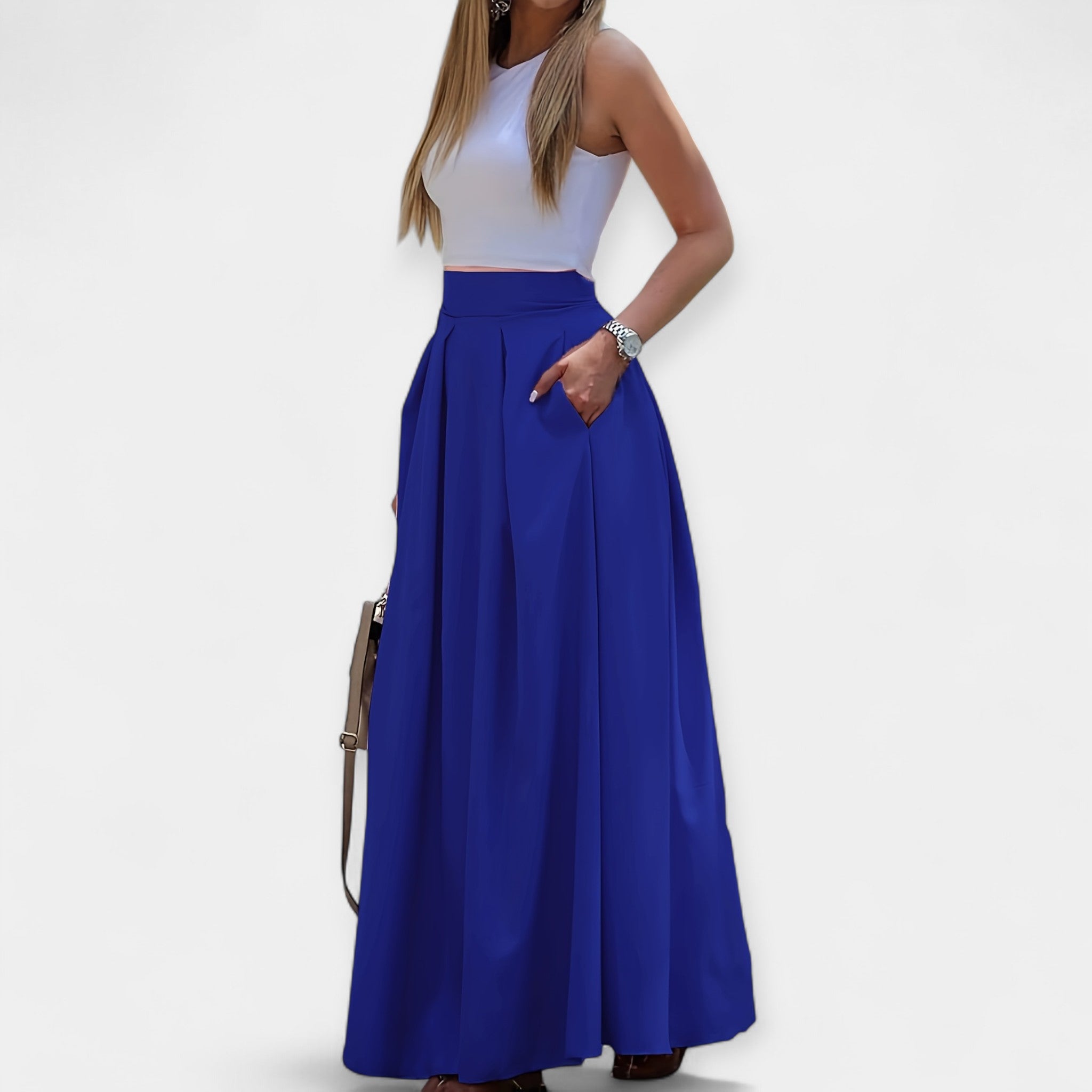 Kamila | Stylowa midi spódnica