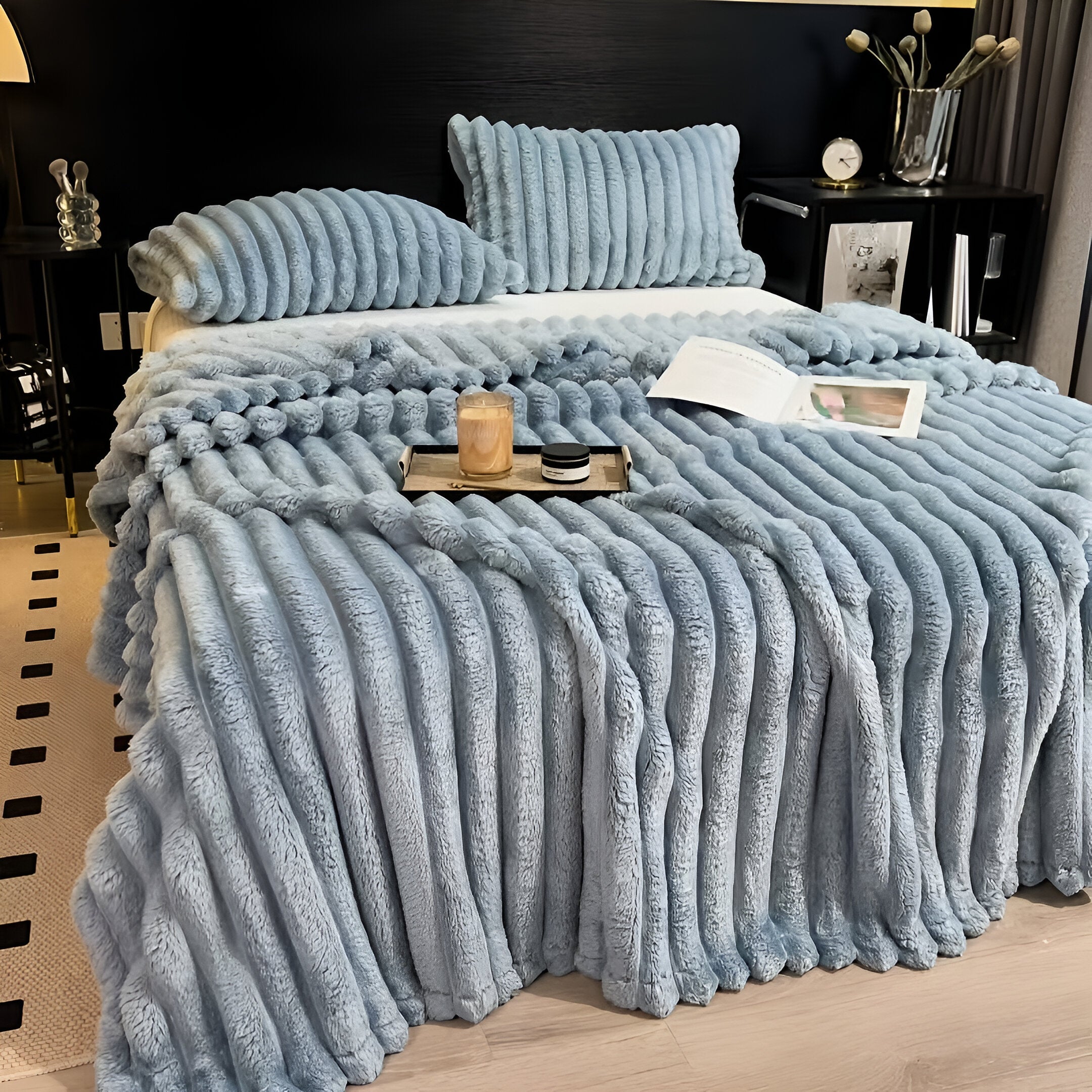 Weronika | Ciepły Koc Fleece z Flaneli