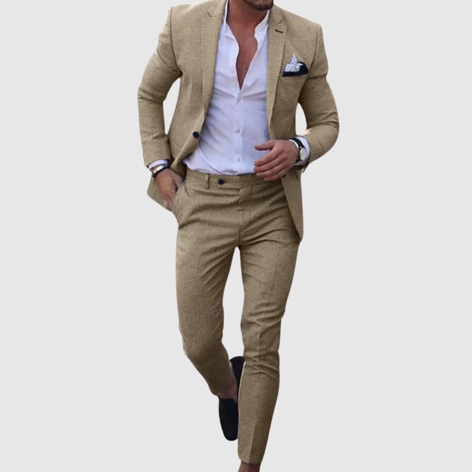 Adam | Elegancki garnitur męski (marynarka + spodnie)