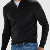 Dawid | Elegancki sweter z zamkiem