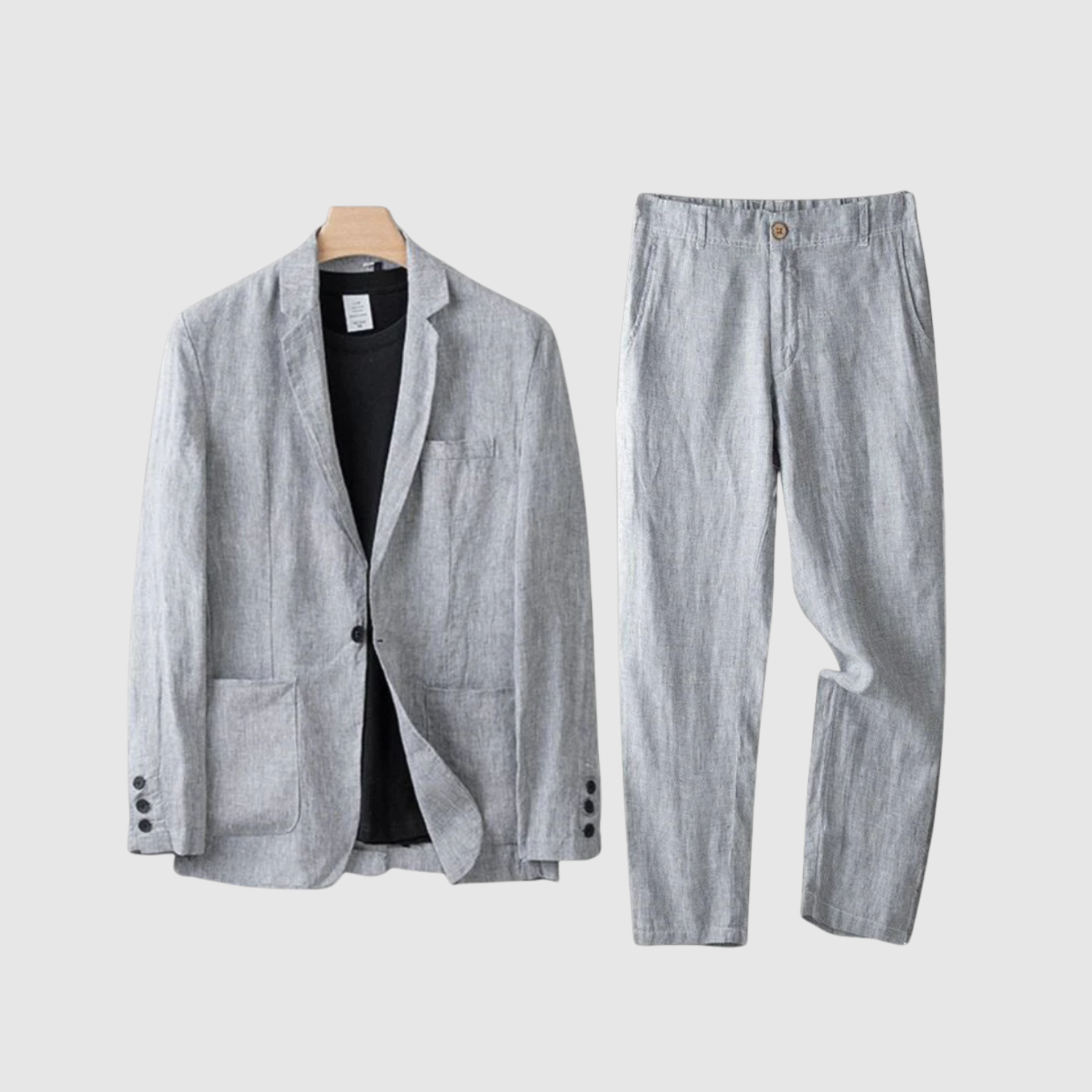 Tadeusz | Lniany komplet z naturalną elegancją