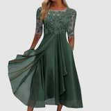 Jagoda | Elegancka sukienka koronkowa