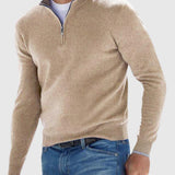 Dawid | Elegancki sweter z zamkiem