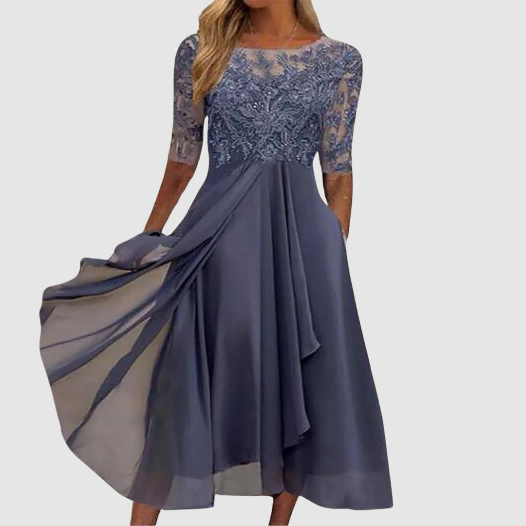 Jagoda | Elegancka sukienka koronkowa
