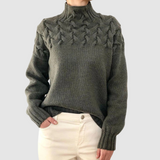 Emilia | Ciepły sweter z golfem