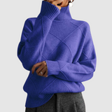 Antonina | Teksturowany sweter z golfem