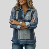 Anna | Bluza patchworkowa w kolorach blokowych