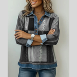 Anna | Bluza patchworkowa w kolorach blokowych