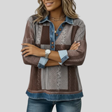 Anna | Bluza patchworkowa w kolorach blokowych