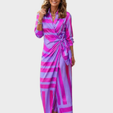 Paulina | Maxi Print Sukienka