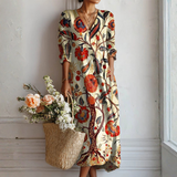 Laura | Kwiatowa Sukienka Boho