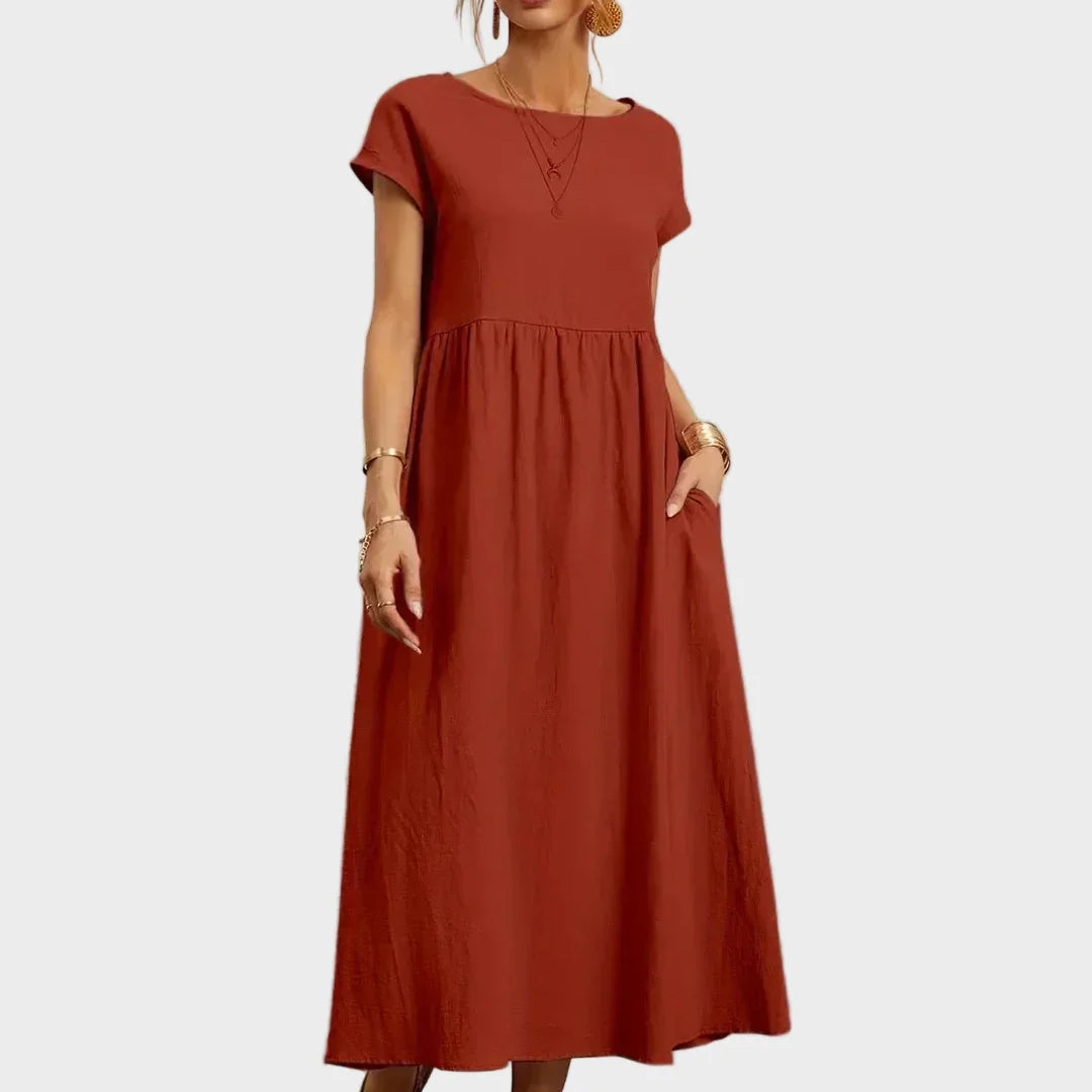 Helena | Midi sukienka w eleganckim, ponadczasowym stylu