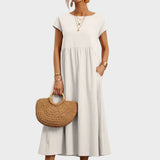 Helena | Midi sukienka w eleganckim, ponadczasowym stylu