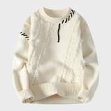 Stefan | Premium Sweter z Żebrowanym Wykończeniem