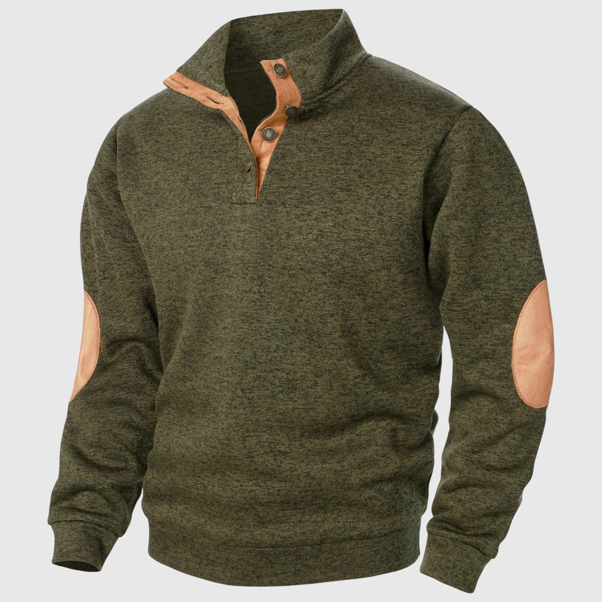 Szymon | Stylowy sweter z kołnierzem