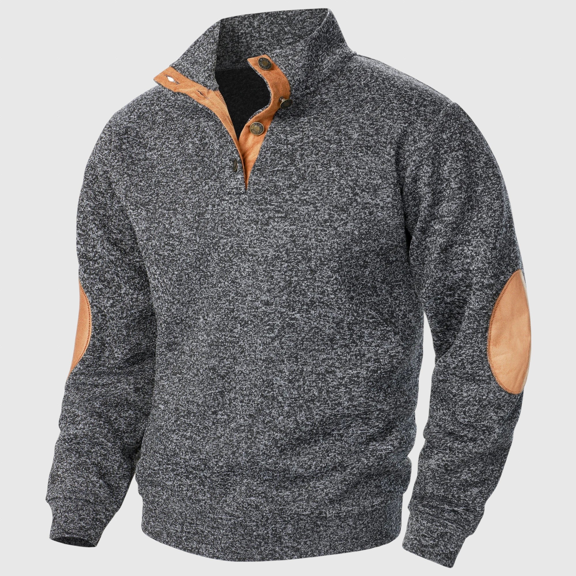 Szymon | Stylowy sweter z kołnierzem