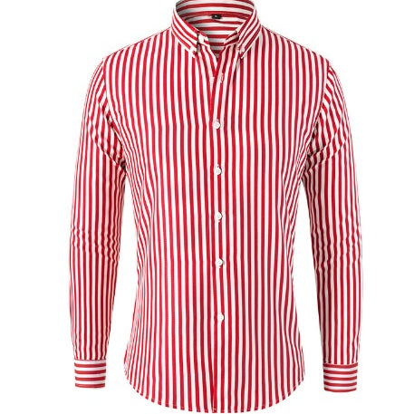 Rafał | Koszula Overshirt Soft Blend - Paski