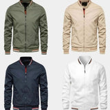 Dominik | Kurtka bomber w kolorze oliwkowym