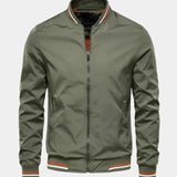 Dominik | Kurtka bomber w kolorze oliwkowym