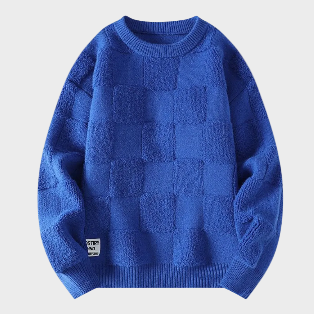 Kazimierz | Unikalny Sweter w Kratę