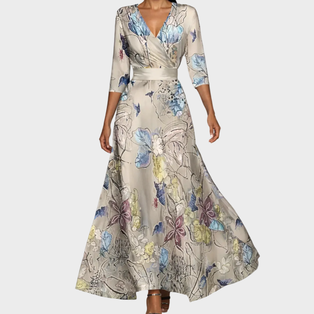 Kalina | Elegancka, Zwiewna Sukienka Maxi