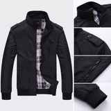 Zygmunt | Czarna kurtka typu bomber