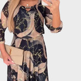 Danuta | Elegancka sukienka z szyfonu