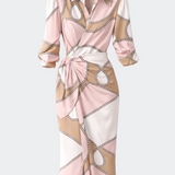 Paulina | Maxi Print Sukienka