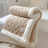 Justyna | Dwustronny Koc Fleece