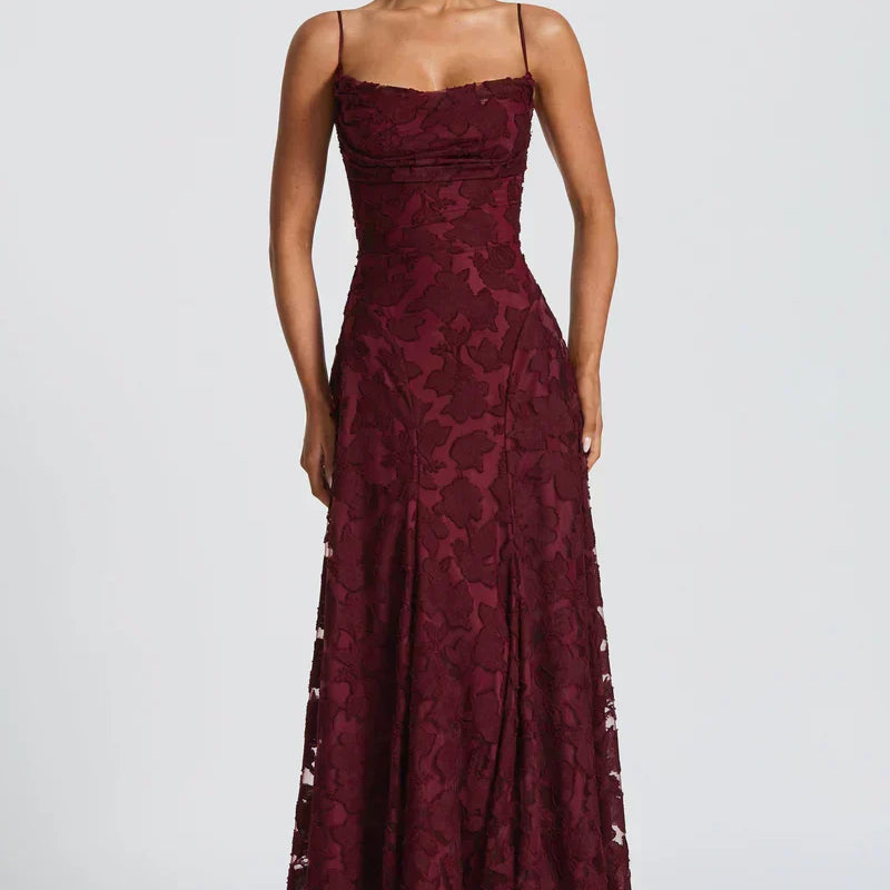 Justyna | Maxi Sukienka Elegancka