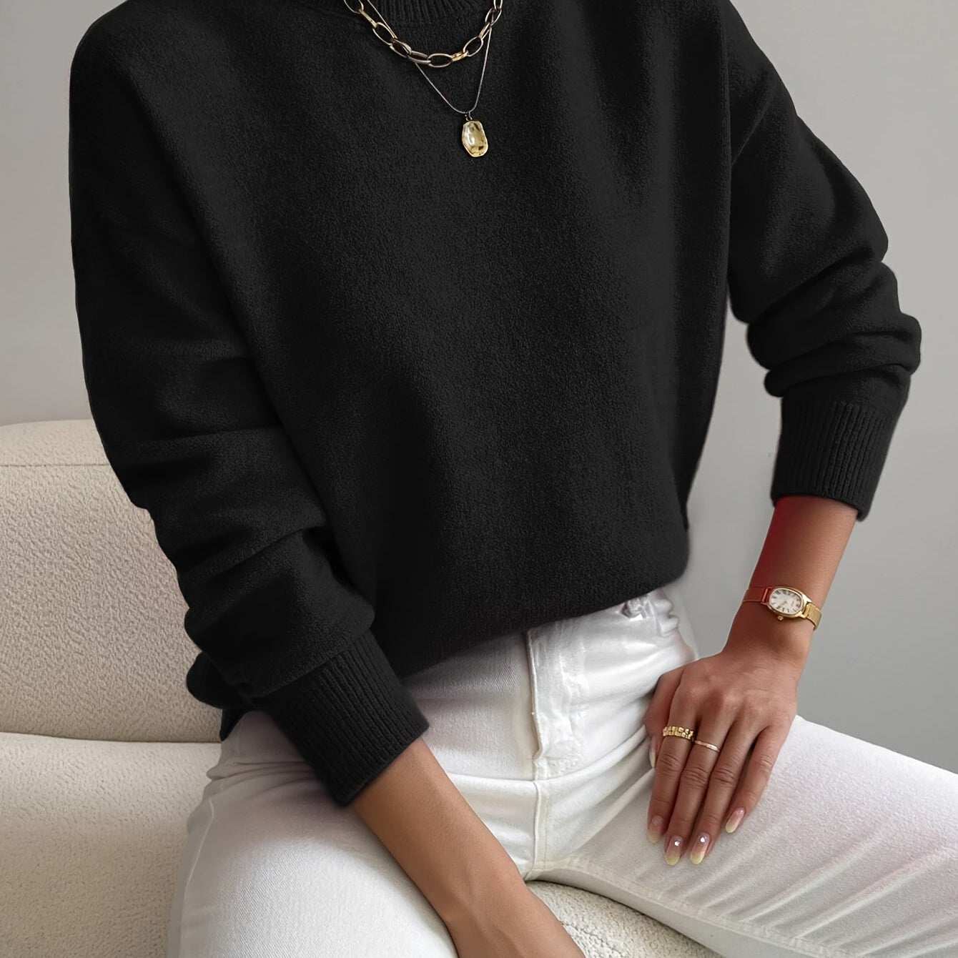 Iwona | Elegancki sweter casualowy