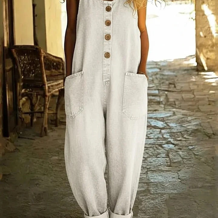 Urszula | Kombinezon z Prania Denimu Vintage