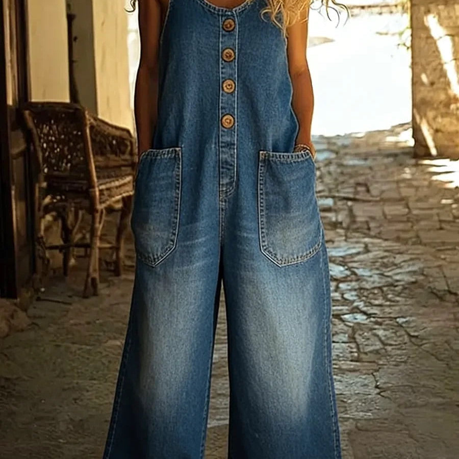Urszula | Kombinezon z Prania Denimu Vintage